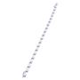 Comb, plastic, 6 mm, 10-20 sheets, VICTORIA OFFICE, white